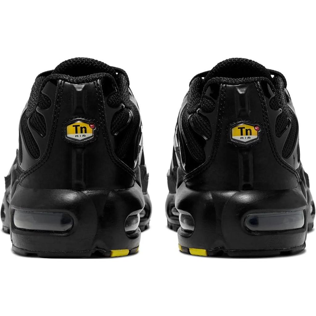 Nike Air Max Plus Abrasion Resistant Low top Kids' Running Shoes Black CD0609-001