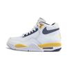 Nike Flight Legacy Cushioning Slip Resistant Abrasion Resistant High top Vintage Basketball Shoes Men's White BQ4212-102(Team183-)