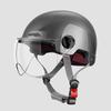 Certified 3C Electric Motorcycle Helmet: Retro, Breathable, All-Season, Lightweight for Men and Women