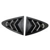 For Chevrolet Cruze 2016 2017- ABS Plastic Rear Window Quarter Louver Scoop Cover Side Vent Trim Car Adhesive Accessories