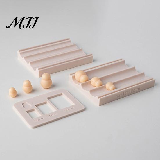 Clay Sculpting Supplies Polymer Ball Maker Mold for Jewelry Making, 12/15/18mm Sphere Shaper Small Snowman Bead Roller Tool DIY Earrings And Beads,
