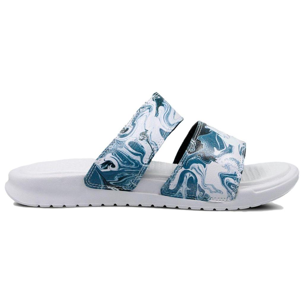 Nike Benassi White Blue Black Women's 819717-002