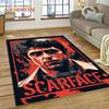 Scarface Tony 3D Printing Movie Carpet Rug for Bedroom Living Room Home Sofa Decoration,Children Game Large Decor Floor Mat Gift