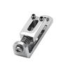 Universal Fit Electric Guitar Bridge Compatible Across Multiple Brands Metal Texture for Improved Instrument Sound
