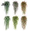 Long-lasting Plastic Flowers 1/2Pcs Hanging Artificial Flower Vine UV Resistant Faux Drooping Floral Plants Indoor Ivy Home Wedding Outdoor