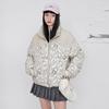 Ledian Miffy Collaboration Full-Print Stand-Collar Down Jacket