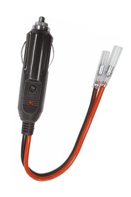 Dongge Car Replacement /24V Cigarette Plug with Lead and Single Head Terminal for Wiring Cigarette Plug DIY Power Cord
