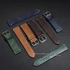 Cowhide Watch Strap Bracelet Vintage Genuine Leather 18mm 20mm 22mm 24mm Watchband Women Men Sport Quick Release Wristband