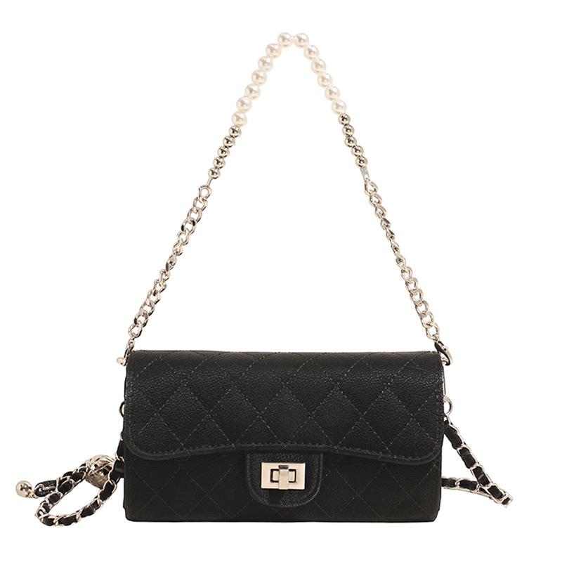 2025 New Fashion Rhombus Chain Handbag Xiaoxiangfeng Premium Versatile Women's Shoulder Crossbody Bag