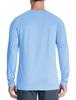 MAGCOMSEN Polyester for Winter Warm Fall Light Size M Men's Sweatshirt, Brushed-Lined, Sweat-Absorbent T-Shirt Hiking, Wear, Underwear, Wear, Blue,