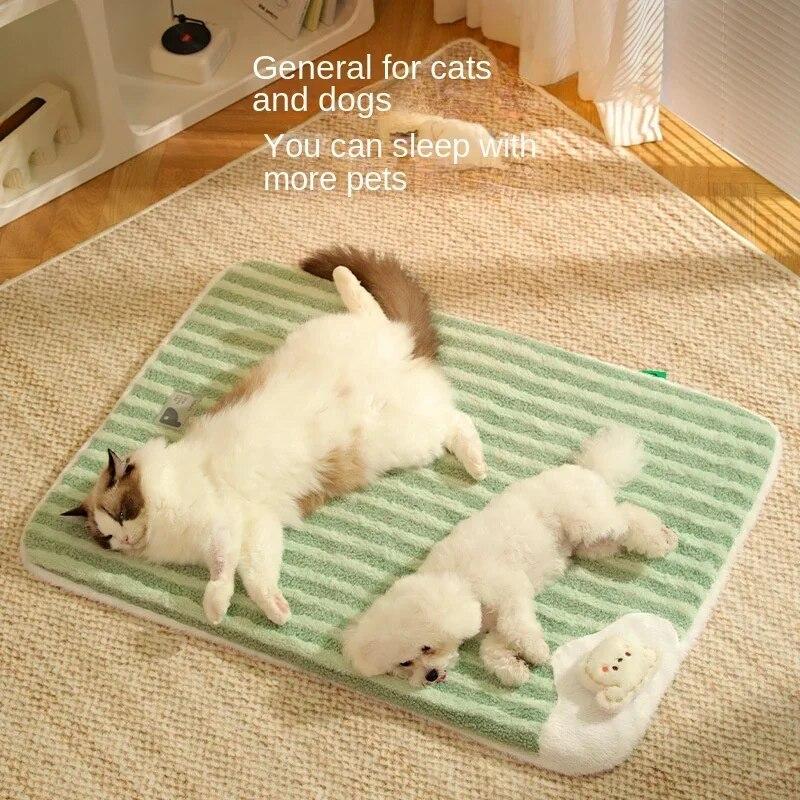 

New dog mat autumn and winter warm dog kennel can be dismantled and washed bunny down cat mat pet kennel