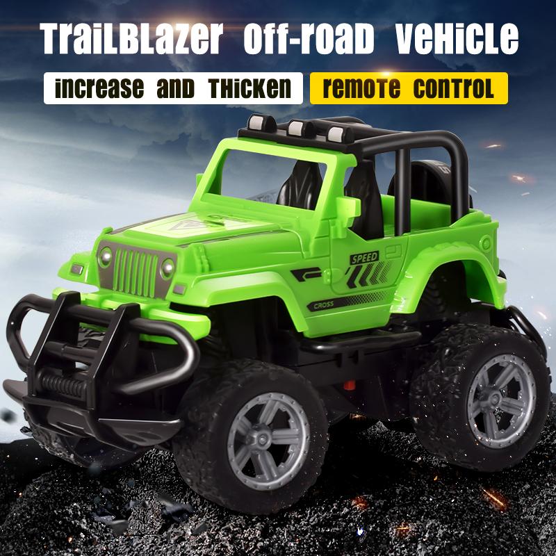 Children's toy car remote control car four-wheel drive inertia off-road strong impact resistance performance, cool drifting