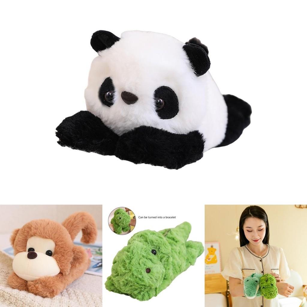 Braccialetto Scimmietta Panda Carino Giocattolo Peluche Braccialetto Animale Accessori Decorativi Per Bambini 75 Caratteri