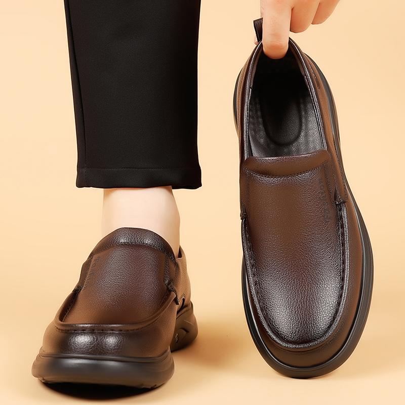 Fashion Luxury Brand Handmade Loafers 2025 New Leather Mens Shoes Fashion Slip on Outdoor Sneakers Mocassins Soft Casual Leather Shoes