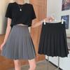 Women's High-Waist A-Line Pleated Skirt - New Large Size, Slimming, All-Season Short Skirt