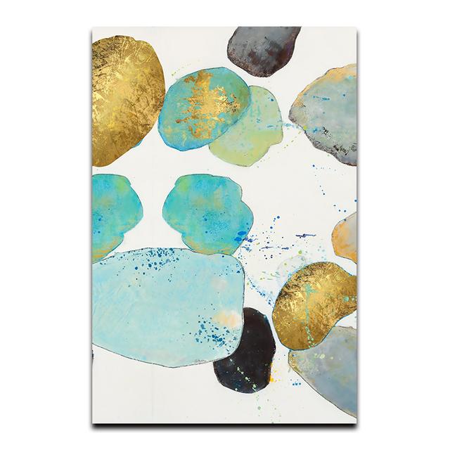 Renkli Soyut Taşlar Duvar sanat resmi tuval Boyama Posteri Baskı Duvar Sanatı Resimleri Oturma Odası Dekorasyon