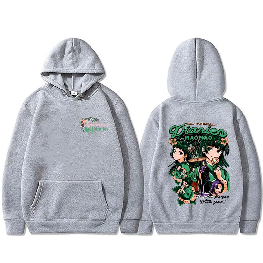 Anime The Apothecary Diaries Maomao Graphic Hoodie Men Women Casual Funny Oversized Streetwear Hoodies