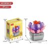 Succulent Bonsai Building Block Flowers - Compatible with Lego, Small Particle Assembly Toys for Girls