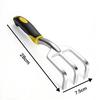 Stainless Steel Gardening Shovel With Rubber Anti Slip Handle for Planting Excavating Weeding and Gardening Tools