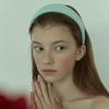 [Elizabeth Moments] Turquoise Green Tweed Headband
