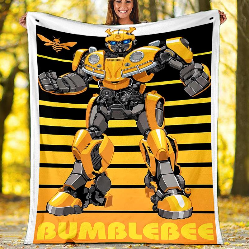 Bumblebee Printed Throw Blanket—lightweight,soft,warm;versatile Blanket for All Seasons—perfect As &air-conditioning Throw,nap Blanket