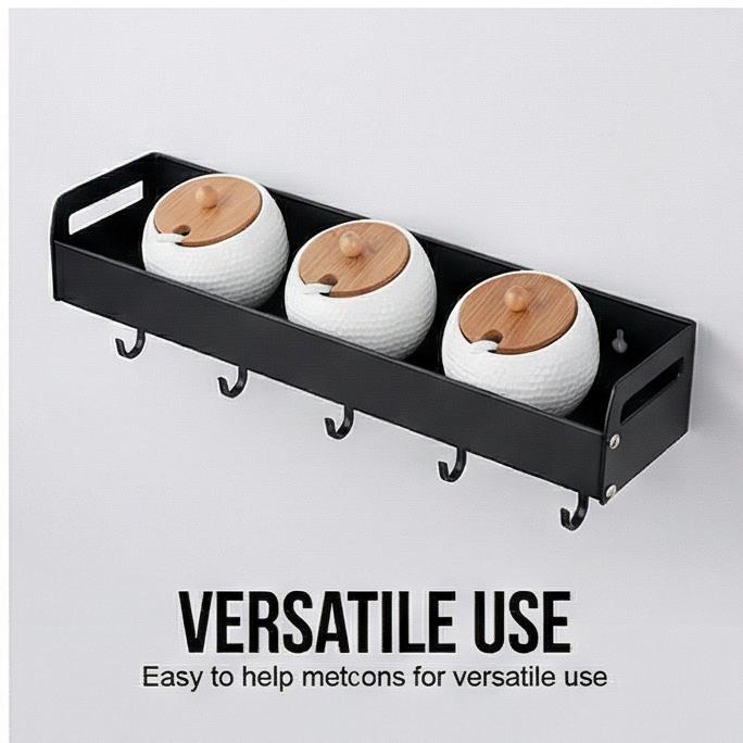 Spersonalizowany wiszący regał kuchenny, konstrukcja bez wiercenia, warstwowy aluminiowy półka do ociekania naczyń i przypraw