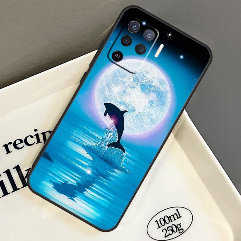 

Dolphin For Oppo A18 A38 A58 A78 A98 A5 Pro A96 A76 A16 A94 A74 A54 A15 A40 A60 A80 A17 A57 A77 Case OPPO A18 4G