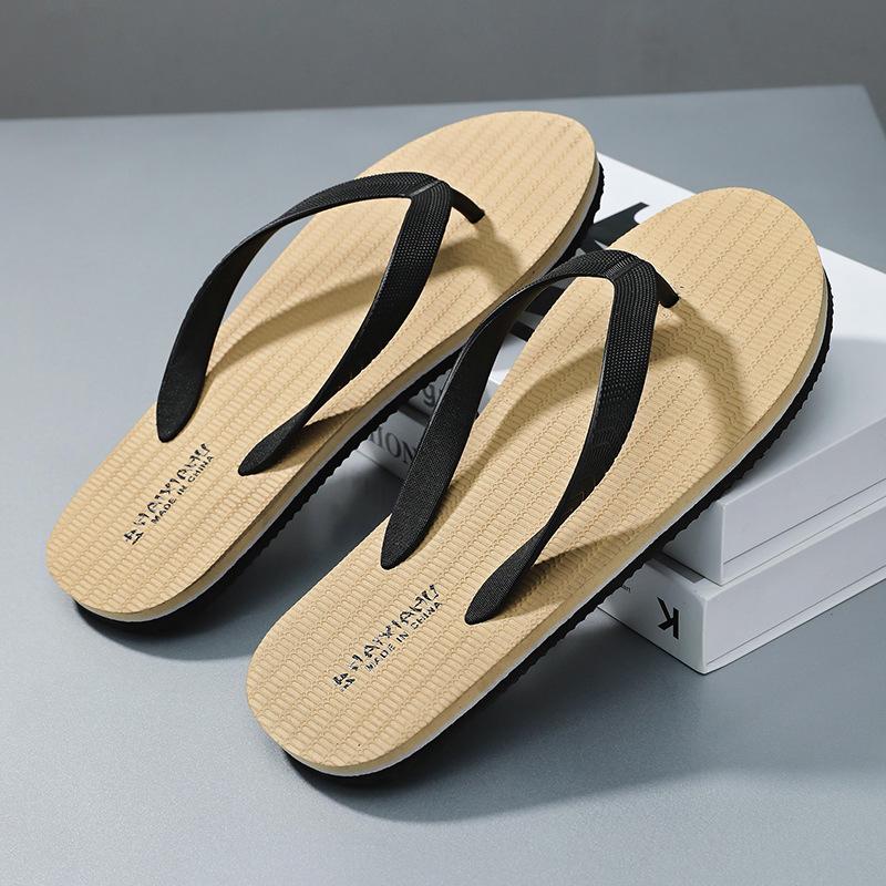 Men's Non-Slip Casual Flip-Flops | Summer Outdoor Toe Separator Sandals | Comfortable Beach Shoes