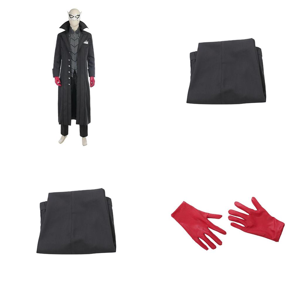 Exceptional Persona 5 Joker Kaitou Cosplay Costume Trench Coat For Enthusiasts