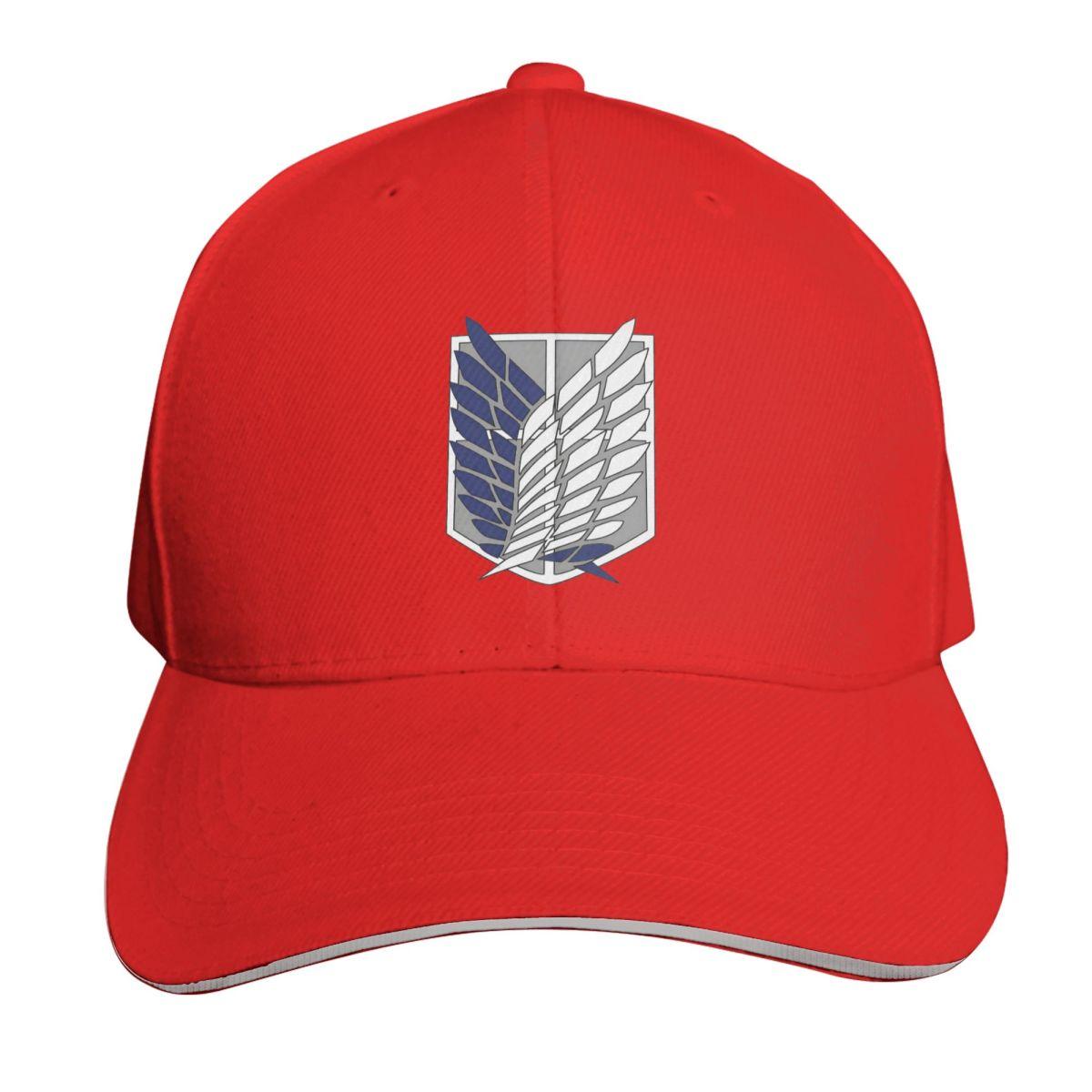 

Атака Титанов Аниме Логотип Кепка Модная Повседневная Бейсболка Регулируемая Кепка Хип-Хоп Летняя Унисекс Бейсболки Многоцветная One Size