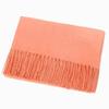 Camel Solid Color Scarf Autumn and Winter Warm Thickened Imitation Cashmere Shawl Dual-use Tassel Men's and Women's Couple Scarf Winter