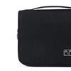 Black Travel Storage Bag with Hook Wet Dry Separation Large Capacity Hanging Toiletries Storage Bag