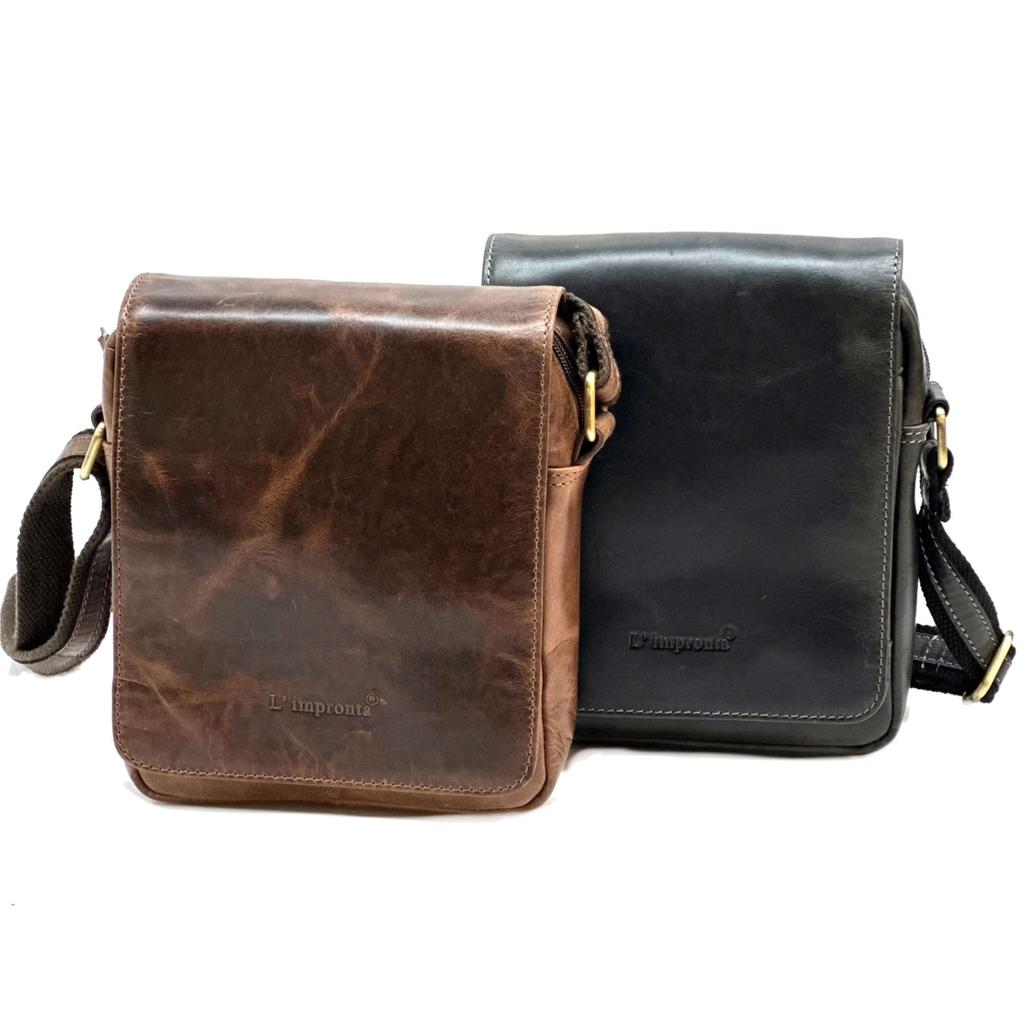 Noble Compact Men's Leather Shoulder Bag
