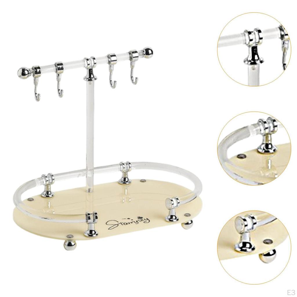 Jewelry Organizer Stand Tray Decorative Fashion Ring Dish Key Holder for Watches Keychains