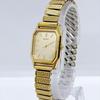 Used Seiko Ladies Watch Gold Octagon Quartz New Battery Operation Confirmed