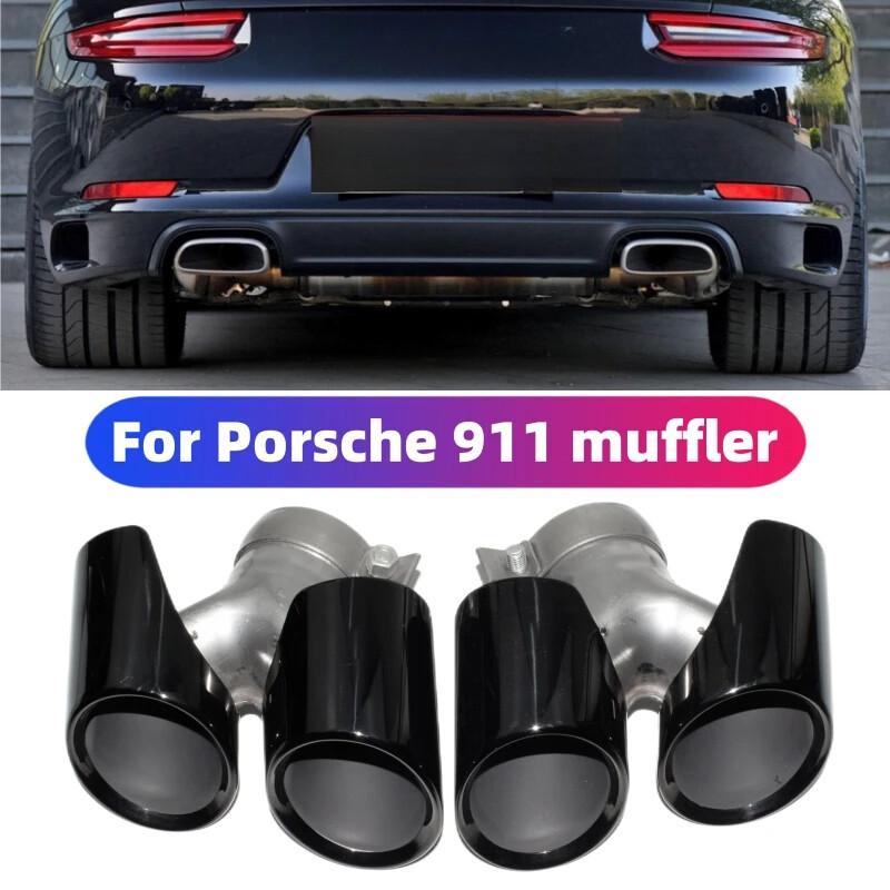 Stainless Steel Tailpipe Muffler Tip for 2011-2024 Porsche 911