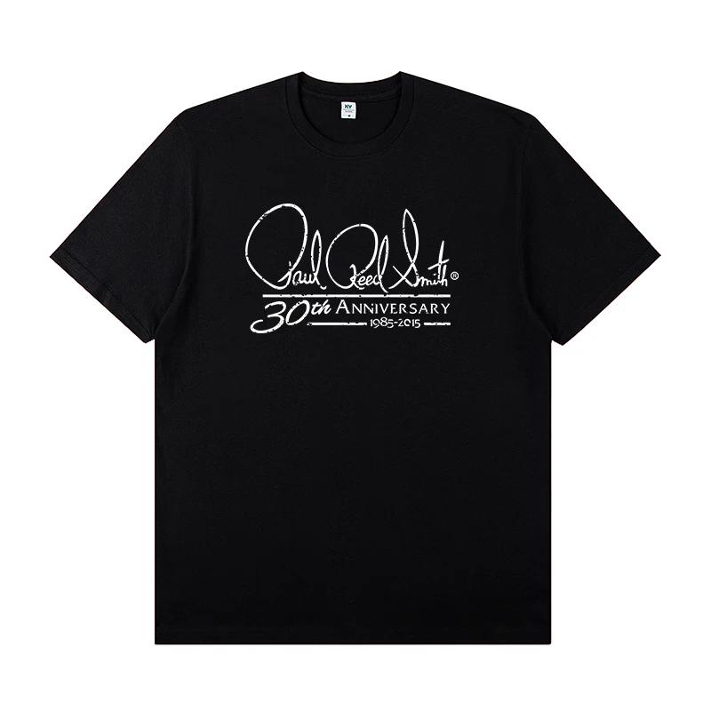 Prs Electric Guitar Peripheral Unisexs Tshirt Round Neck Rock Tshirt Short Sleeve Band Lead Singer Guitarist Practice Tshirt
