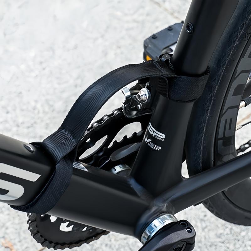 1 Pc Bicycle Handle Straps, Portable and Labor-Saving Nylon Ties, Universal Climbing Accessories for Mountain Bikes.