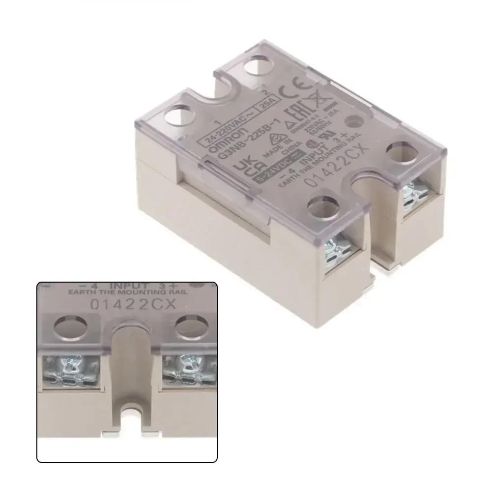 Industrial Solid State Relay G3NB225B1524VDC 25A Max Load for Heaters Motors and Solenoid Valves with DC24V Input
