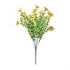  Simulation Flower Artificial Flower With Flexible Iron Wire for Tabletop Bookshelf Display Wedding Decoration
