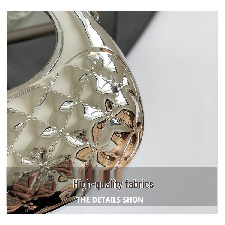 High-End Mini Crescent Acrylic Bag - Niche Fashion Lipstick Coin Purse Crossbody