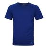 Primeknit Tee Round Neck Logo Solid Color Short Sleeve T-Shirt Men Tops Blue DN3233
