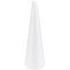 Amosfun Foam Cone Foam Tree Cones Craft Supplies for DIY Christmas Wedding Birthday Home Table Centerpiece Decoration 13.6 Inch
