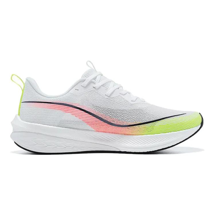 Li Ning Red Hare 6 Pro Cushioning Slip Resistant Abrasion Resistant Low Top Casual Running Shoes Men's White ARMT013-1(Team183-)