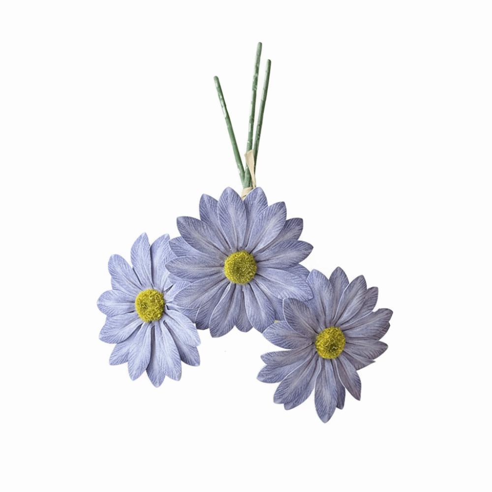 3PCS/Bundle 3D Printed Simulation Flower Chrysanthemum Multicolor Faux Flower Wedding Decor