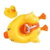 Baby Float, Children's Swim Ring, Unisex, Suitable for Weights Approx. 8-15kg, Foot-Insert Type, Covered, Sun Protection, Handle, Swim Ring, Swimming