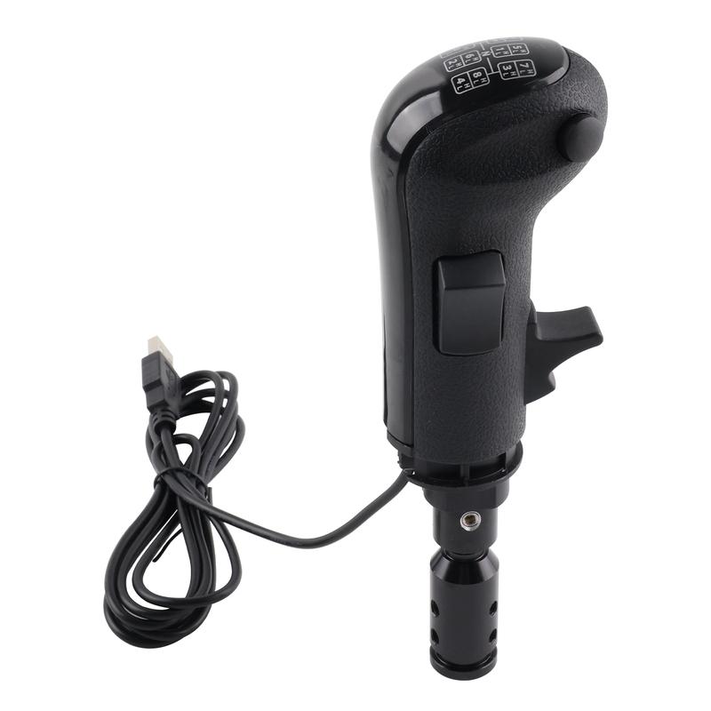 Linkshandige USB Truck Simulator Schakelknop voor Amerikaanse ATS & ETS2 voor Logitech G29 G920 G923 Handgeschakelde Versnellingsbak Thrustmaster TH8A Versnellingsbak