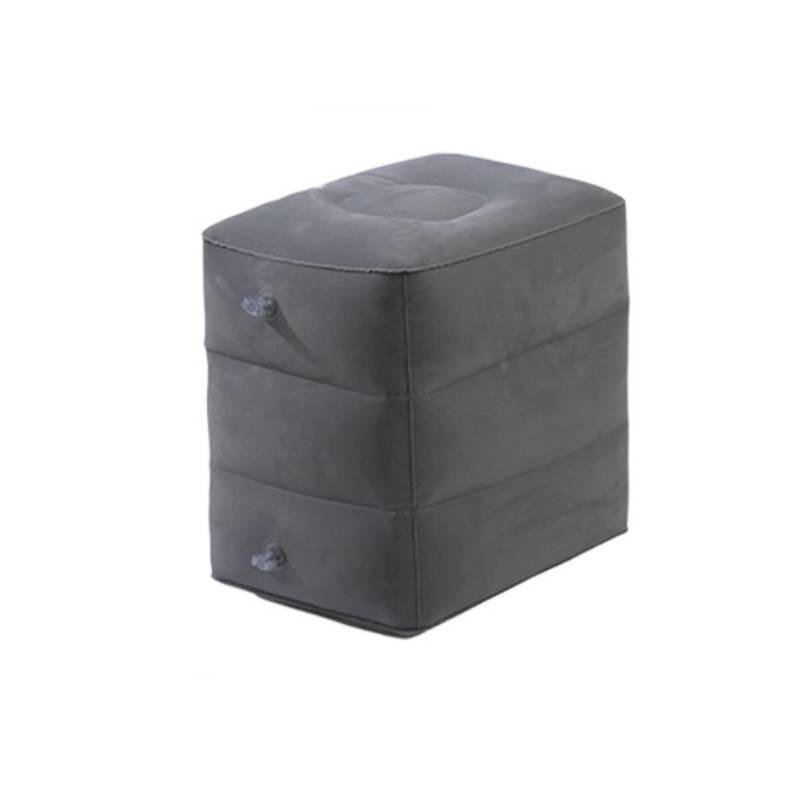 Comfortable Multi-layer Inflatable Foot Stool High-quality Plush Adjustable Footrest For Travel