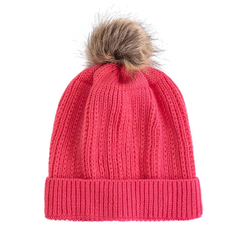 Nové Candy Colours Zimní čepice Dámské Bambulky Čepice Soft Trendy Čepice s čepicí Basic Daily Leisure Cap