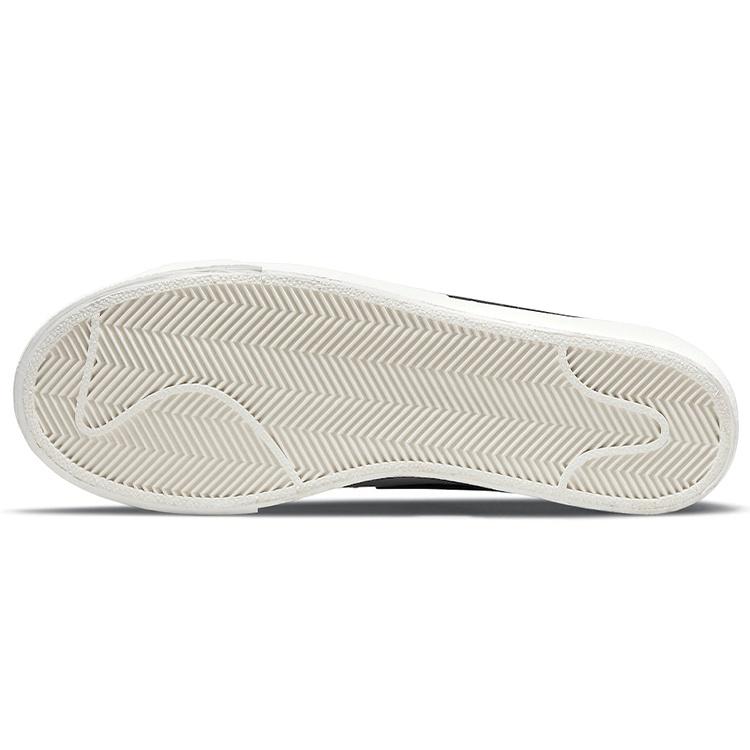 (WMNS) Nike Blazer Low Plataforma 'Branco Preto' Feminino DJ0292-101